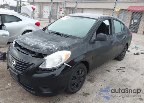 2014 Nissan Versa 1.6 S from USA, damaged, VIN 3N1CN7AP5EL855177